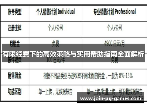 有限经费下的高效策略与实用帮助指南全面解析